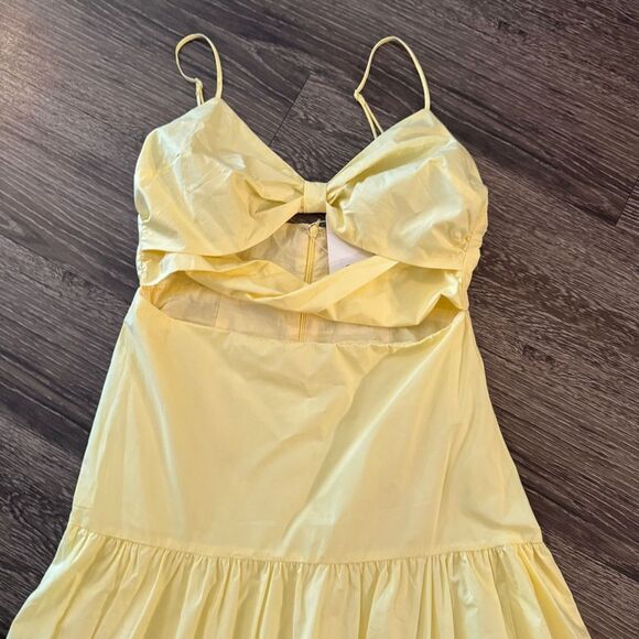 All About May Yellow Cutout Maxi Dress New - Picture 2 of 4